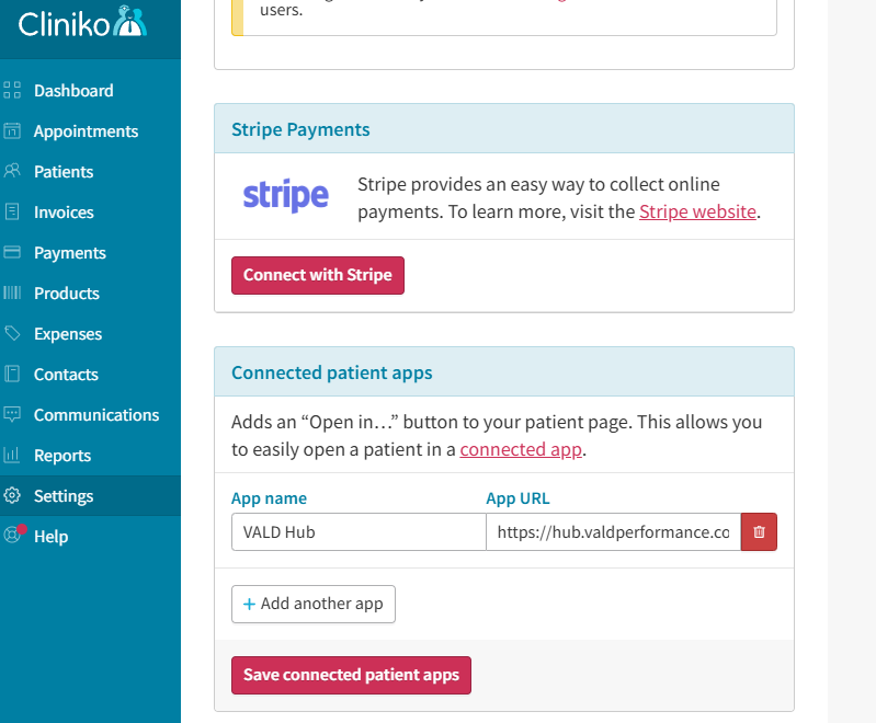 Cliniko - app url.png